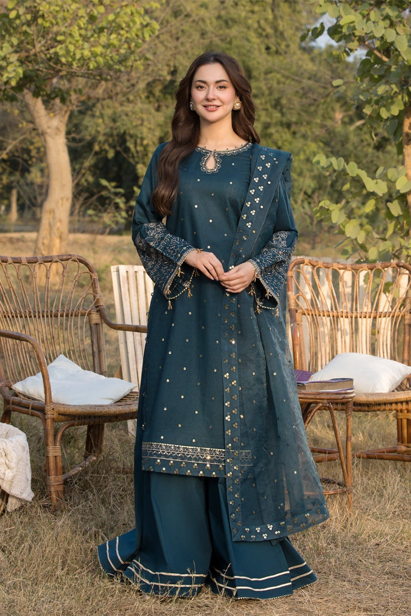 ALLYS -3PC LAWN EMBRIDERED FL-B0127