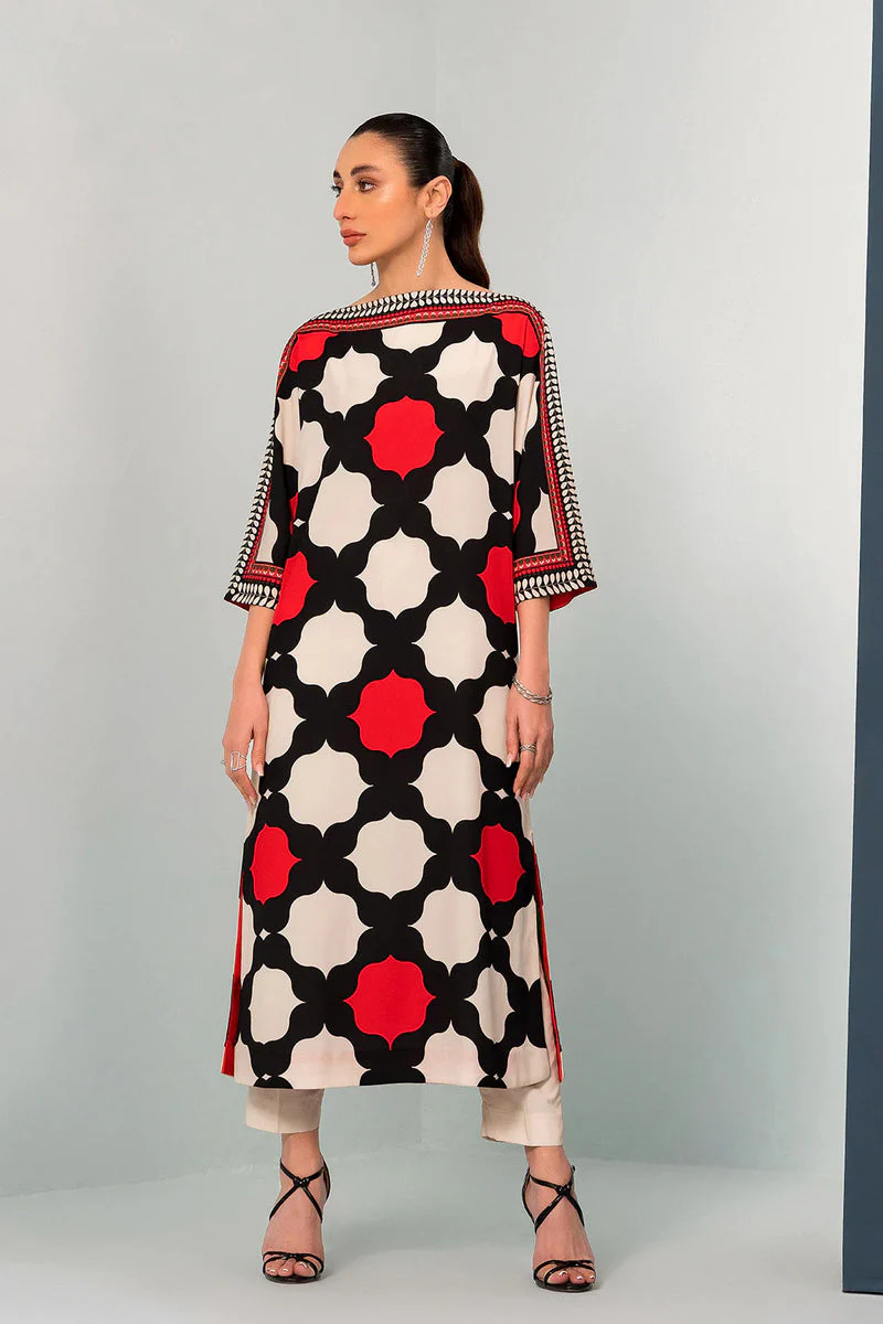 LULUSAR - 2PC DIGITAL SILK PRINTED FLSP-08