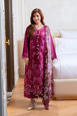 JADE -3PC LAWN EMBRIDERED FL-RF1482