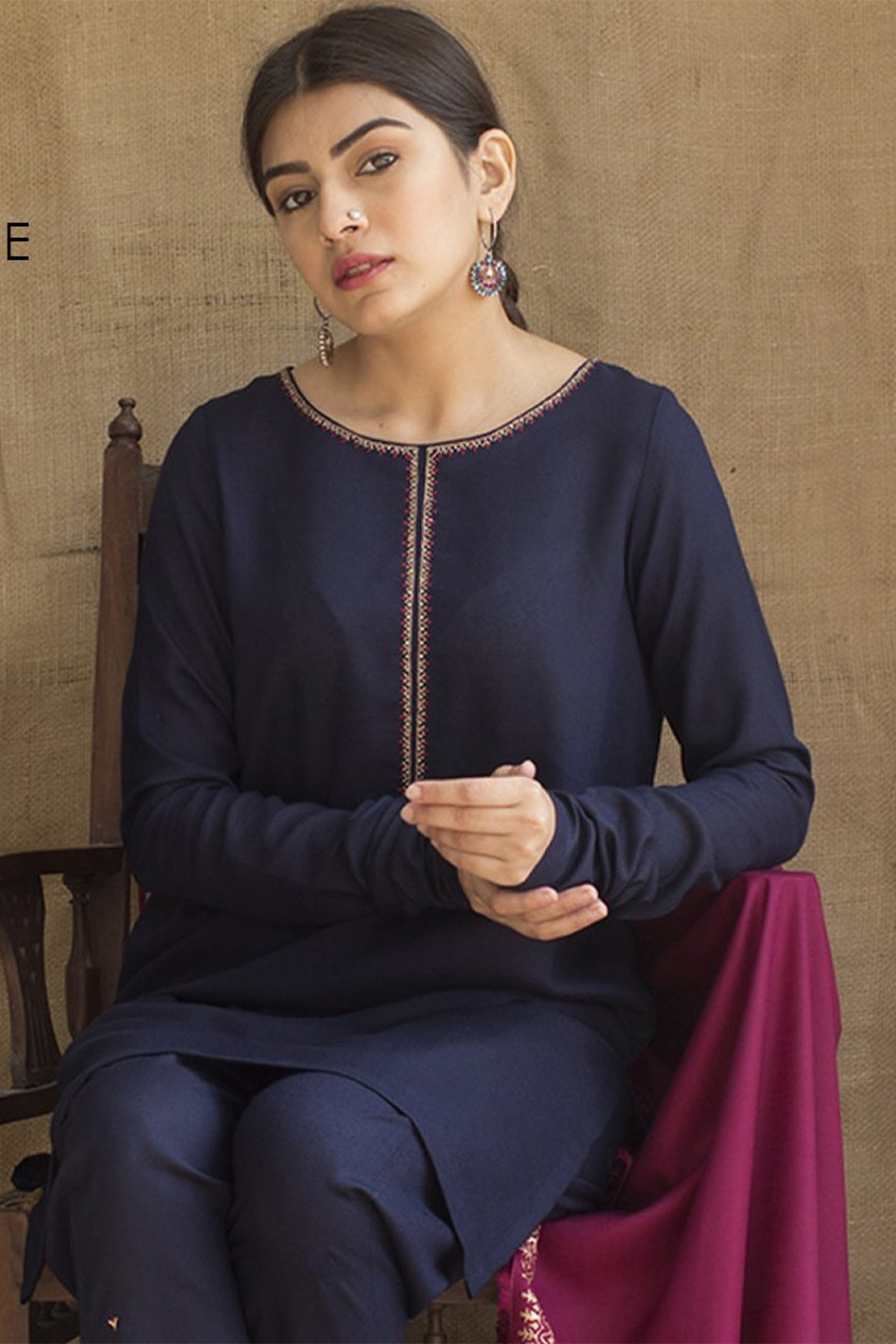 AISLING - 3PC DHANAK EMBROIDERED FL-W07