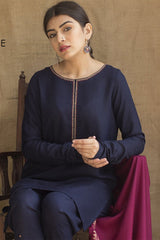 AISLING - 3PC DHANAK EMBROIDERED FL-W07