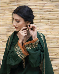 AISLING - 3PC DHANAK EMBROIDERED FL-W15