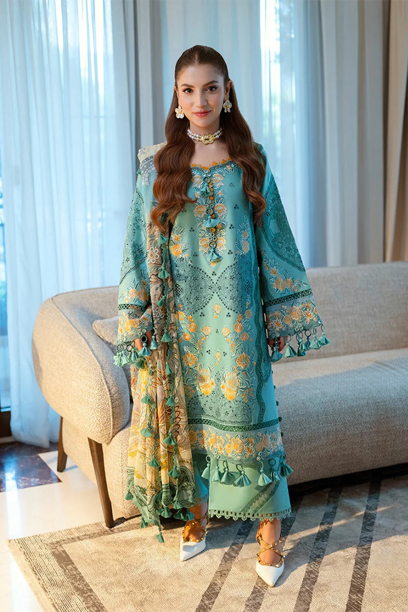 JADE -3PC LAWN EMBRIDERED FL-RF1484