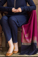 AISLING - 3PC DHANAK EMBROIDERED FL-W07