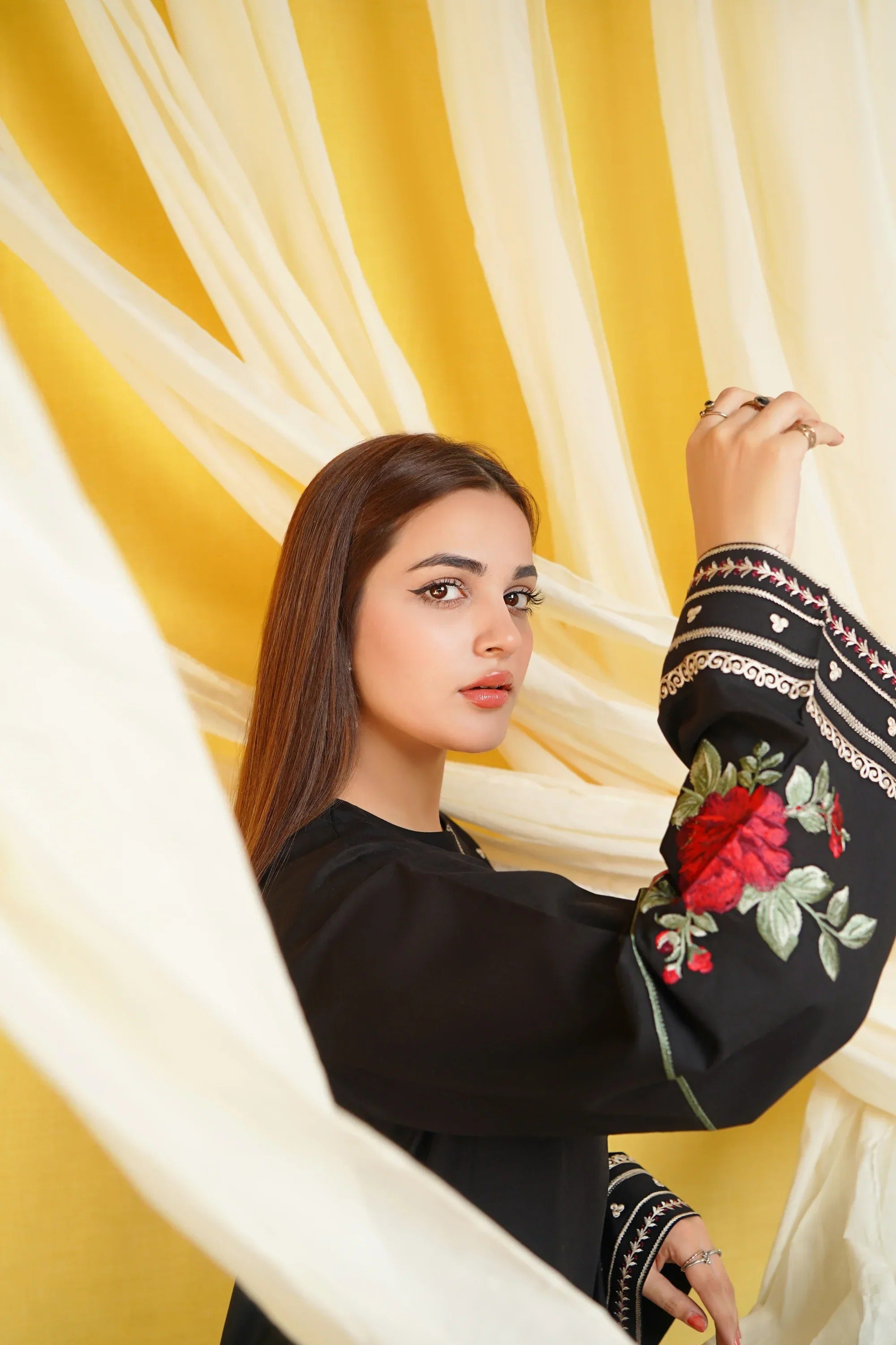 URGE - 2PC DHANAK EMBROIDERED FL-W132